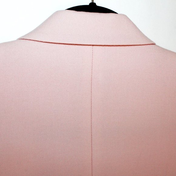 Talbots Vintage 80s Worsted Wool Blazer in Blush Pink - Picture 9 of 16